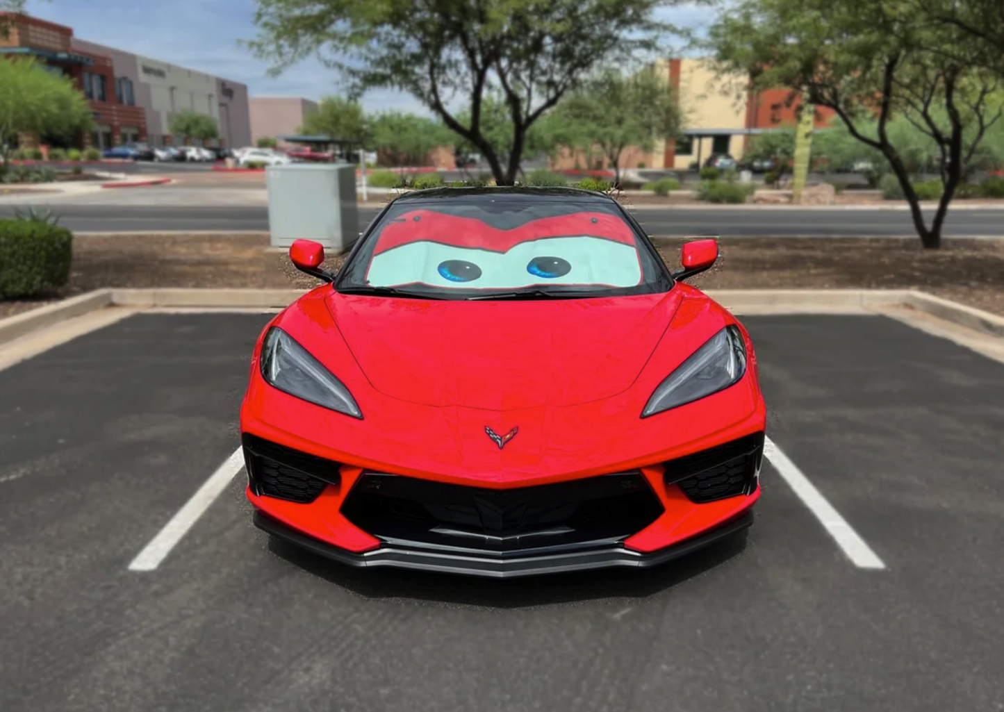 Lightning McQueen Eyes SunShade